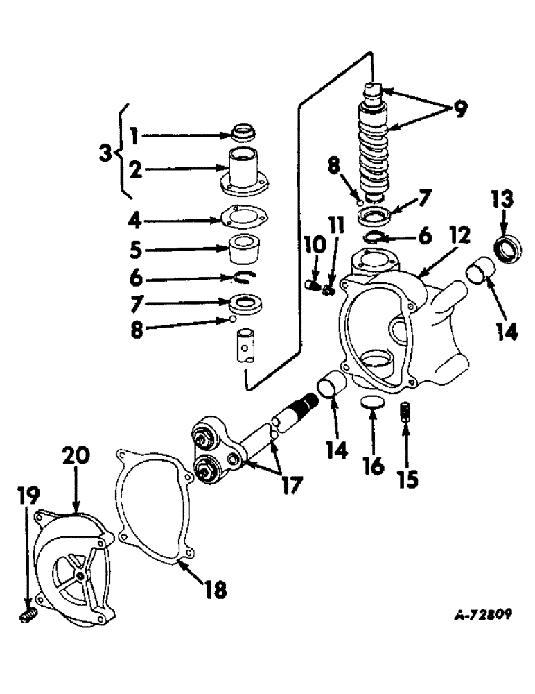 Схема запчастей Case IH 403 - (109) - STEERING GEAR CASE, ROSS GEAR (41) - STEERING