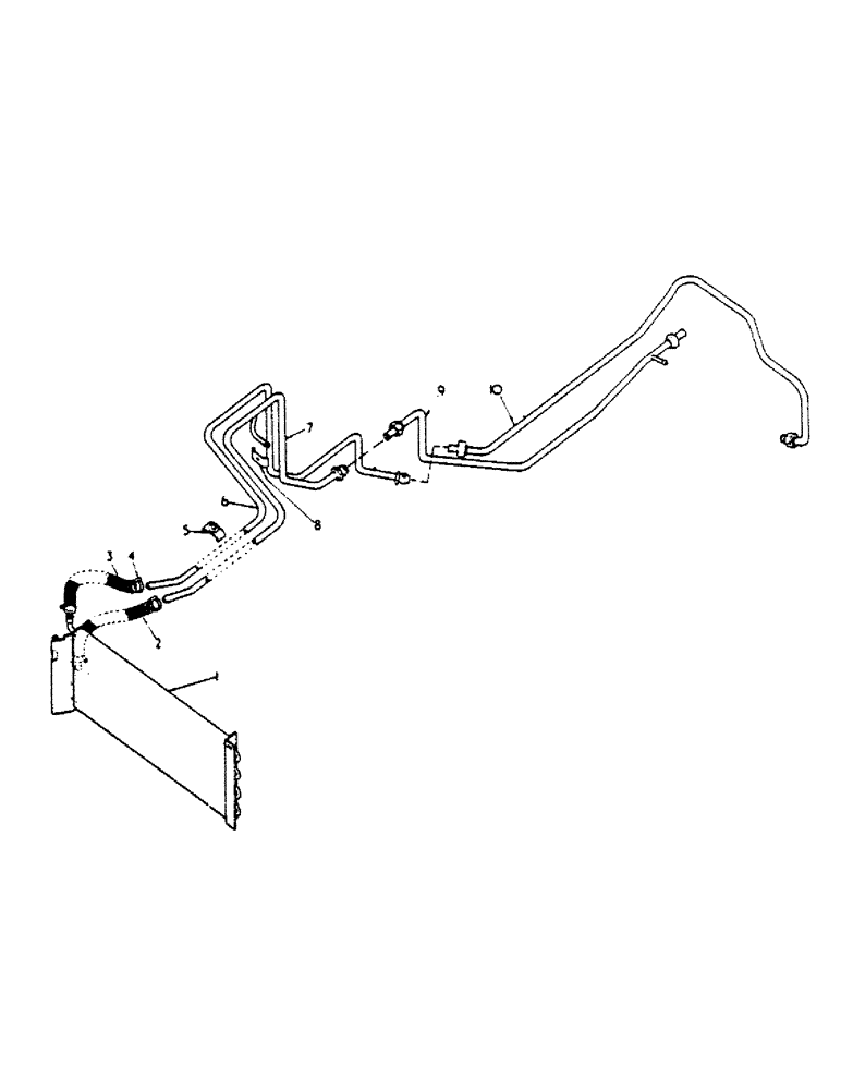 Схема запчастей Case IH 474 - (06-02) - OIL COOLER, SYNCHROMESH DRIVE TRACTORS Cooling