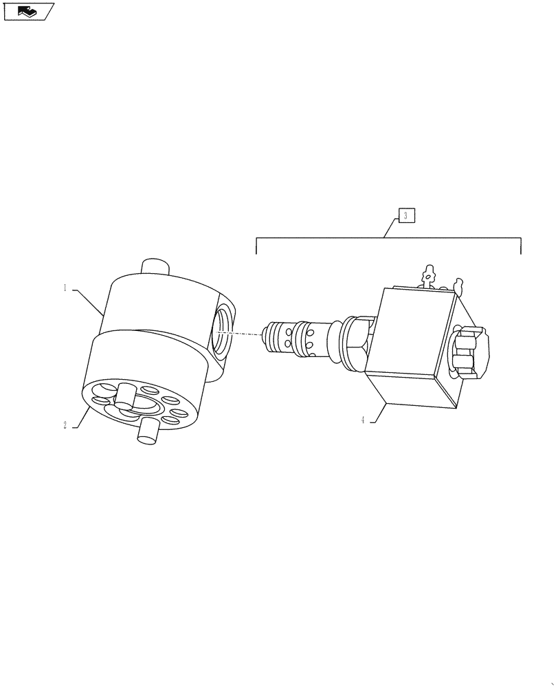 Схема запчастей Case IH L790 - (35.850.03) - SERVO CONTROL (35) - HYDRAULIC SYSTEMS