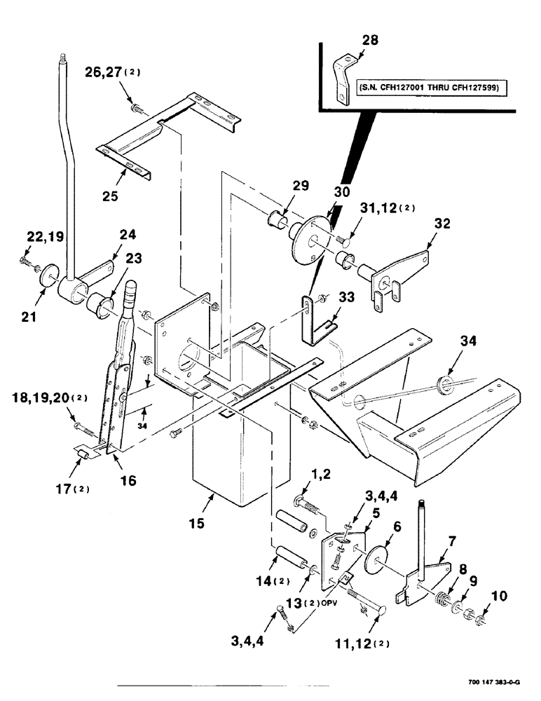 Схема запчастей Case IH 8825 - (07-32) - CONTROL ASSEMBLY, OPERATORS (09) - CHASSIS