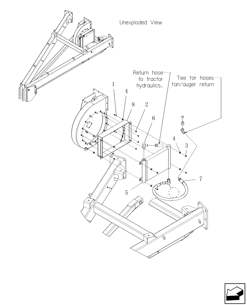 Схема запчастей Case IH 2230 - (31.104.06) - OIL COOLER OPTION (31) - IMPLEMENT POWER TAKE OFF