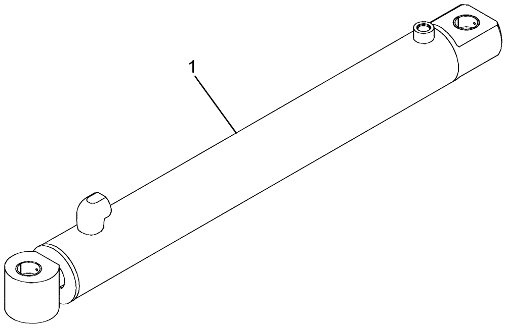 Схема запчастей Case IH LX252 - (08-11) - CYLINDER ASSEMBLY - LIFT - WITHOUT MECHANICAL SELF-LEVEL - ASN CAE0022124 (08) - HYDRAULICS