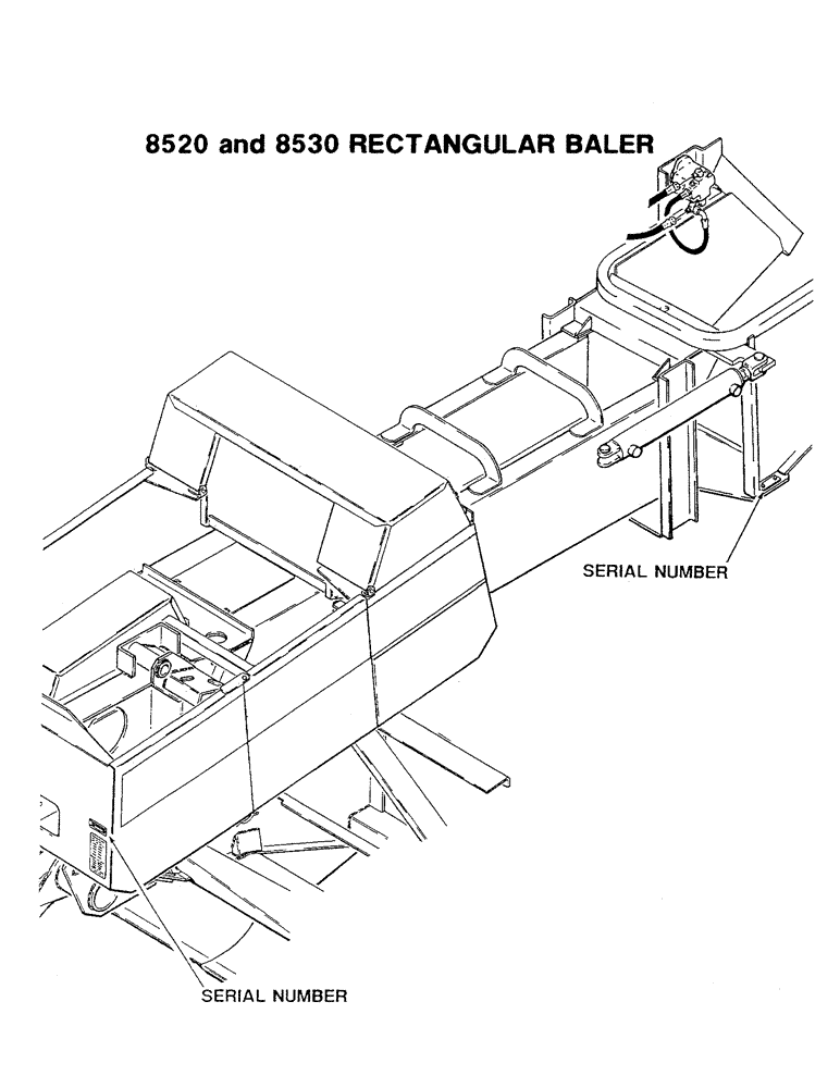 Схема запчастей Case IH 8530 - (1-2) - SERIAL NUMBER LOCATION (00) - GENERAL