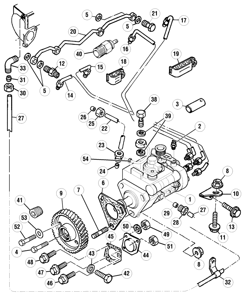 Схема запчастей Case IH C100 - (03-08) - FUEL INJECTION SYSTEM (03) - FUEL SYSTEM