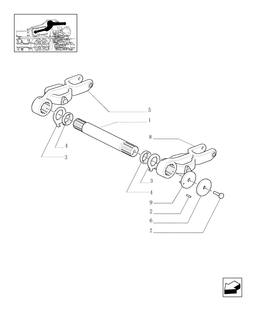 Схема запчастей Case IH MXM190 - (1.82.8/01) - LIFTER, ROCK SHAFT AND ASSOCIATES (07) - HYDRAULIC SYSTEM