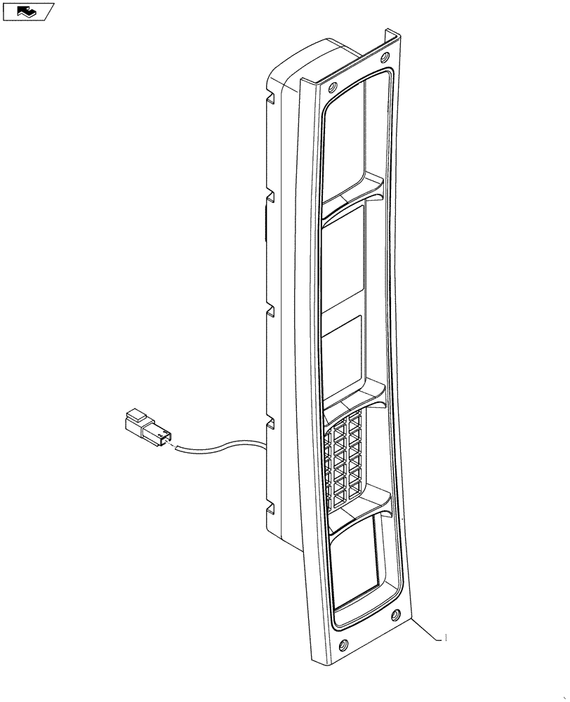 Схема запчастей Case IH 3230 - (55.418.03) - PACKAGE, ICU, STANDARD (55) - ELECTRICAL SYSTEMS