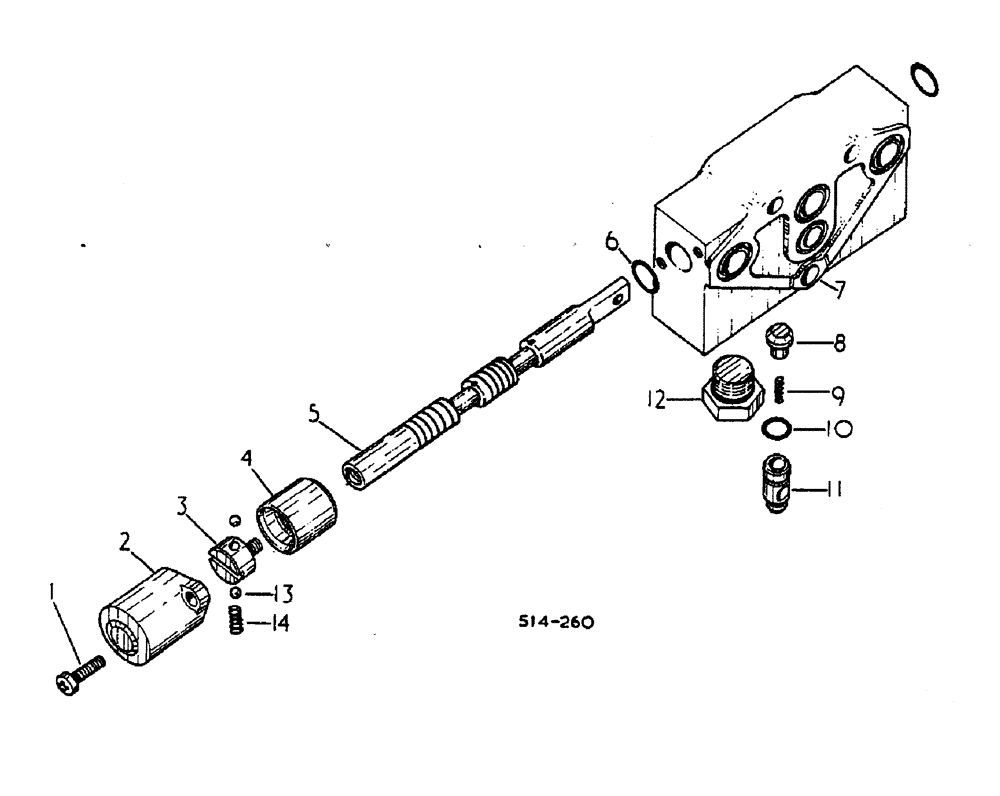 Схема запчастей Case IH 885 - (10-050) - SINGLE ACTING AUXILIARY HYDRAULIC VALVE (07) - HYDRAULICS