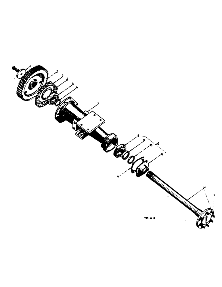 Схема запчастей Case IH 364 - (4-27) - CHASSIS, REAR AXLE (12) - CHASSIS
