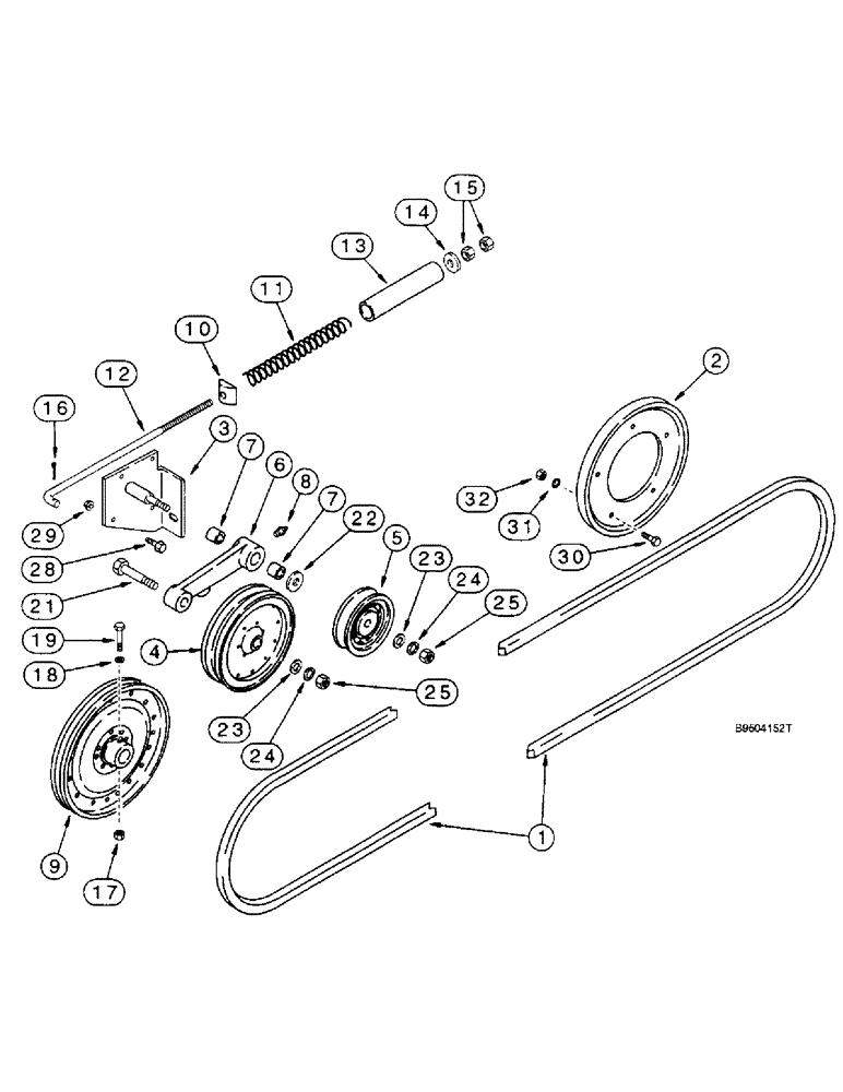 Схема запчастей Case IH 2166 - (9F-04) - STRAW SPREADER, DRIVE (19) - STRAW SPREADER & CHOPPER