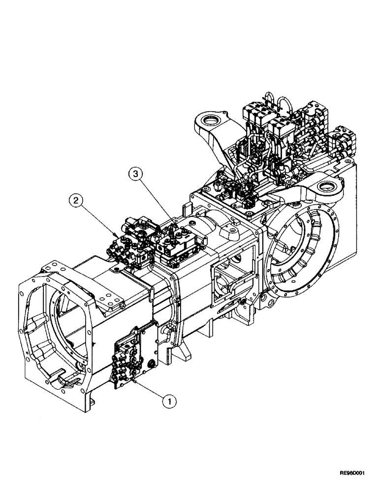 Схема запчастей Case IH MX200 - (6-062) - VALVE ASSEMBLY, TRANSMISSION CONTROL, N.A. ONLY (06) - POWER TRAIN