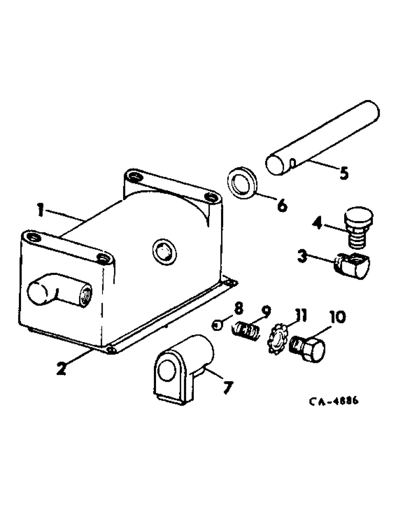 Схема запчастей Case IH 4786 - (07-08) - DRIVE TRAIN, SPLITTER HOUSING (04) - Drive Train