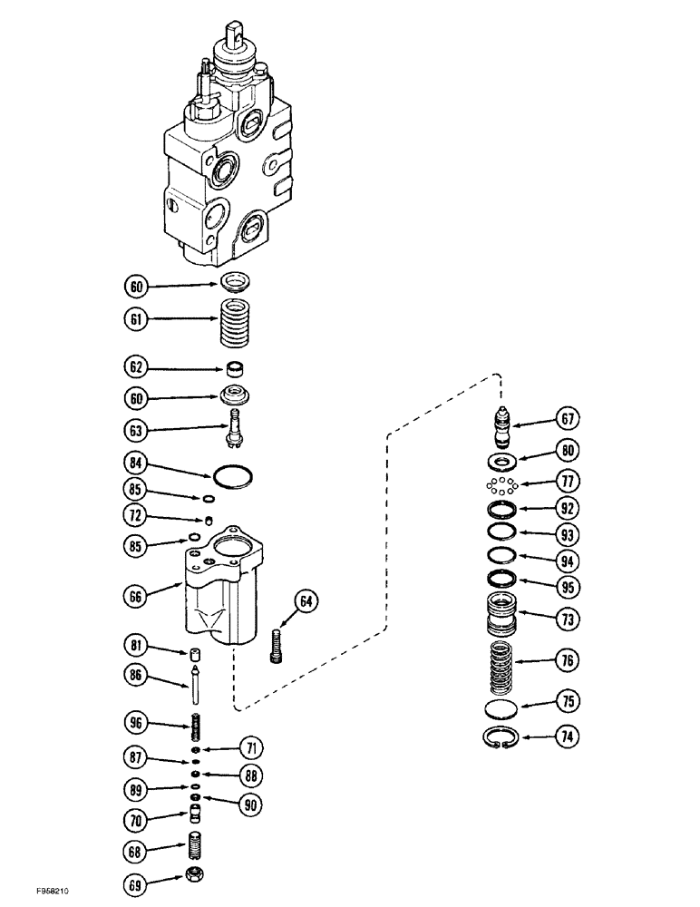 Схема запчастей Case IH 9380 - (8-080) - LOAD CHECK REMOTE CONTROL VALVE ASSEMBLY, IF EQUIPPED (CONTD) (08) - HYDRAULICS