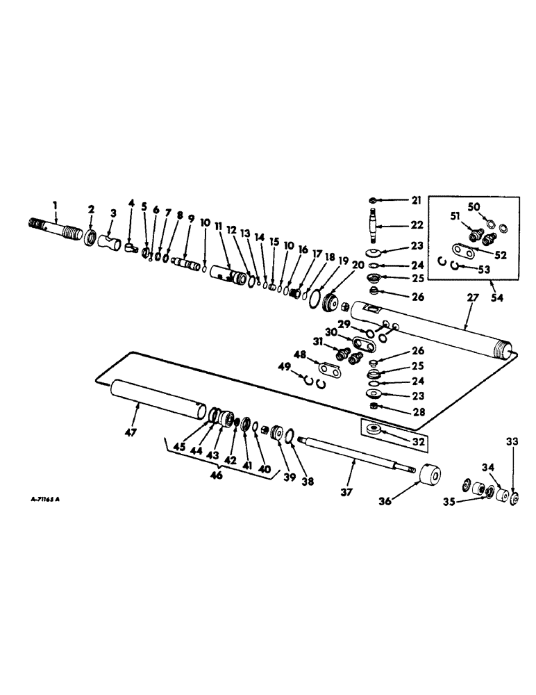 Схема запчастей Case IH 303 - (190) - HYDRAULIC STEERING CYLINDER, MONROE, SERIAL NO. 501 TO 4806 (41) - STEERING