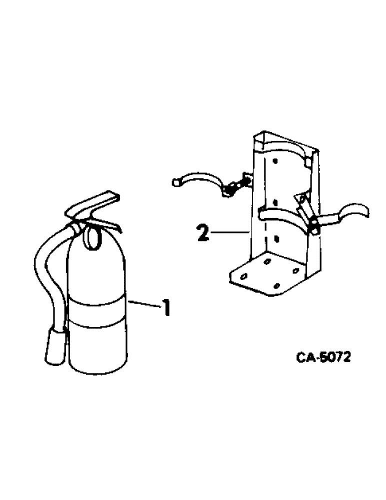 Схема запчастей Case IH 914 - (02-6) - MISCELLANEOUS, FIRE EXTINGUISHER Accessories & Attachments / Miscellaneous