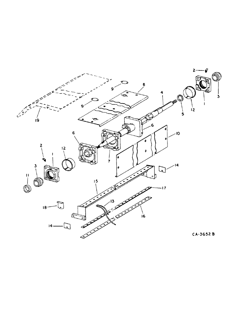 Схема запчастей Case IH 914 - (21-08) - THRESHING CYLINDER AND CONCAVE, CYLINDER BEATER AND SUPPORT STANDARD (14) - THRESHING