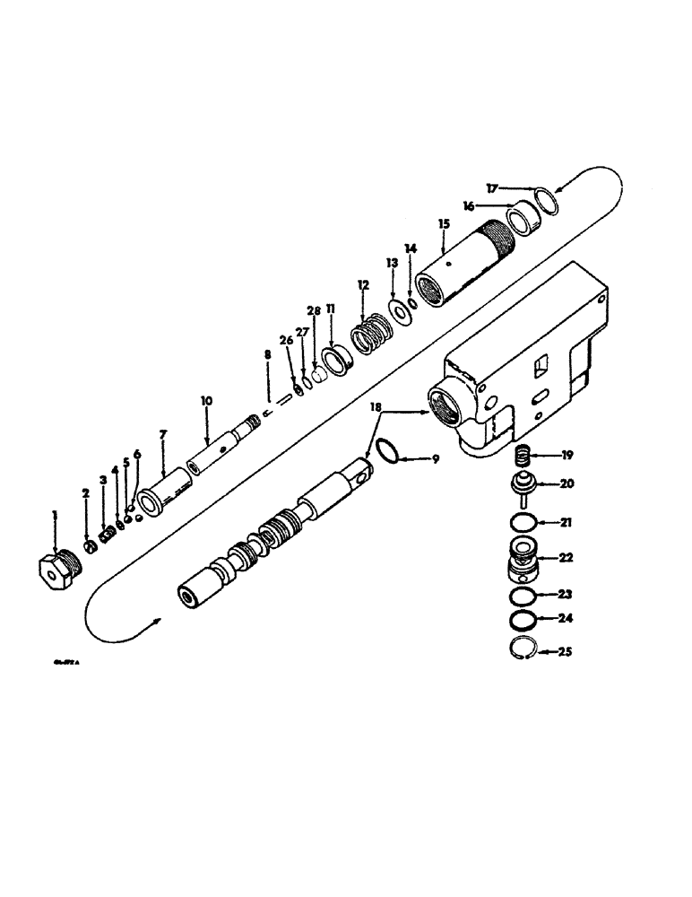 Схема запчастей Case IH HYDRO 100 - (10-45) - HYDRAULICS, CONTROL VALVE (07) - HYDRAULICS