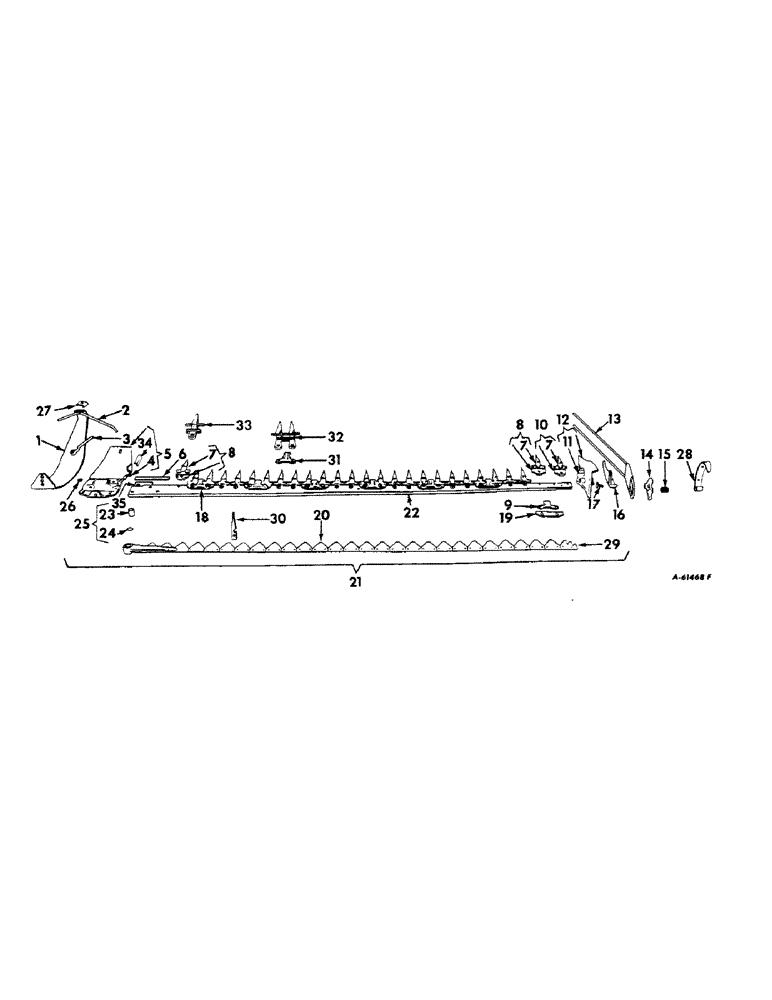 Схема запчастей Case IH 110 - (C-12) - CUTTER BARS 