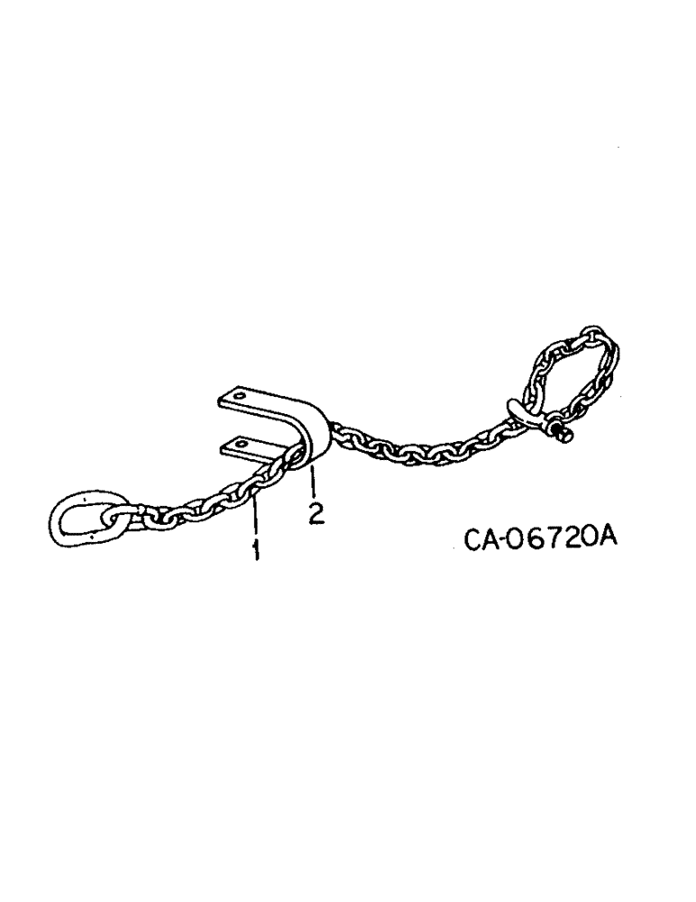 Схема запчастей Case IH 35 - (D-14[A]) - SAFETY CHAIN 