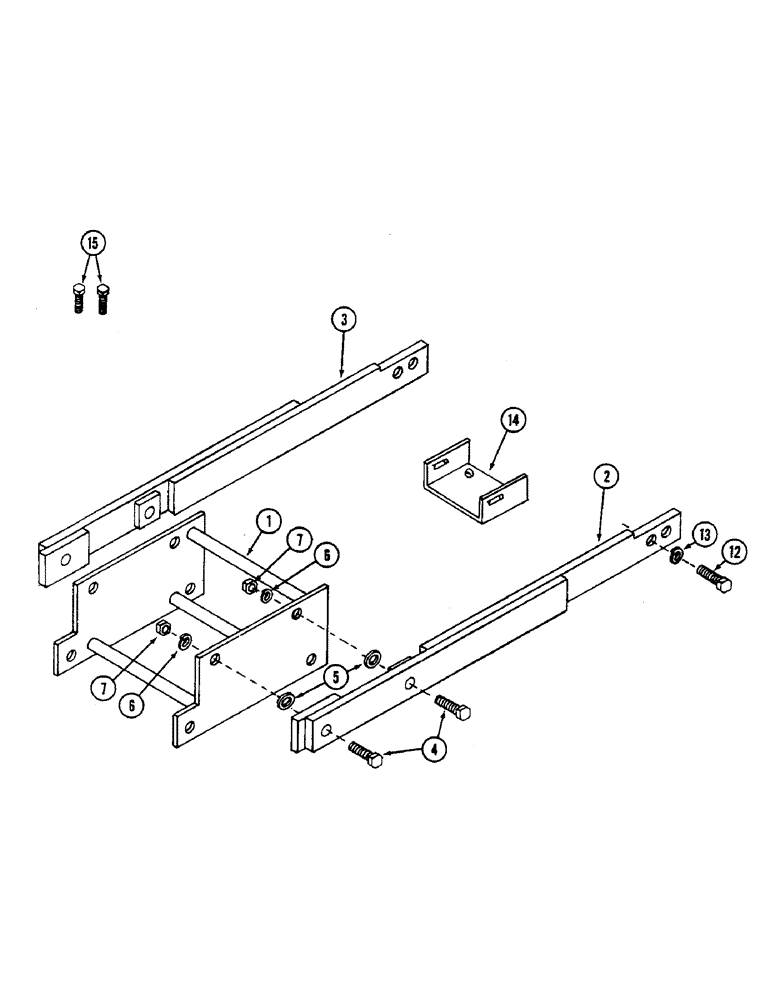 Схема запчастей Case IH 54FMS - (50) - ANCHOR SUPPORT, 54 FMS SNOW THROWER 