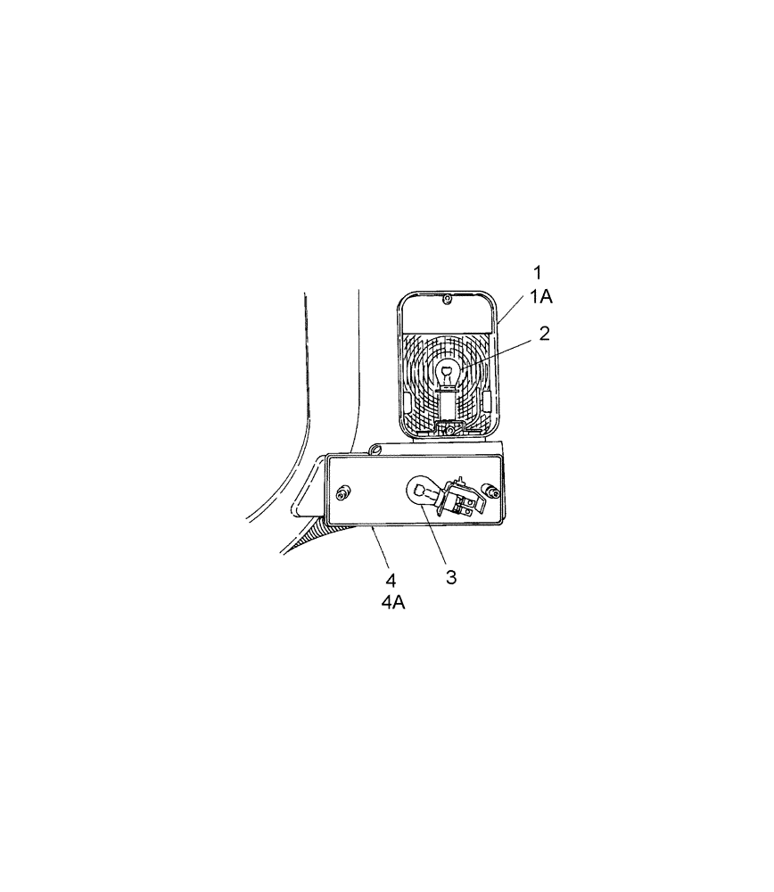 Схема запчастей Case IH DX35 - (06.10) - OHIO LIGHTING, USED ON & ASN HB0006021 (06) - ELECTRICAL SYSTEMS