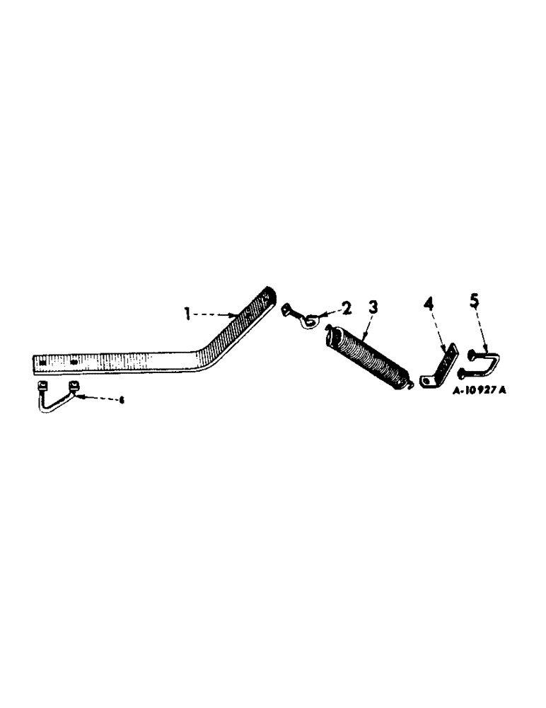 Схема запчастей Case IH AV-144 - (L-36) - PRESSURE SPRING ATTACHMENT, FOR WEEDER MULCHER, 46-60 