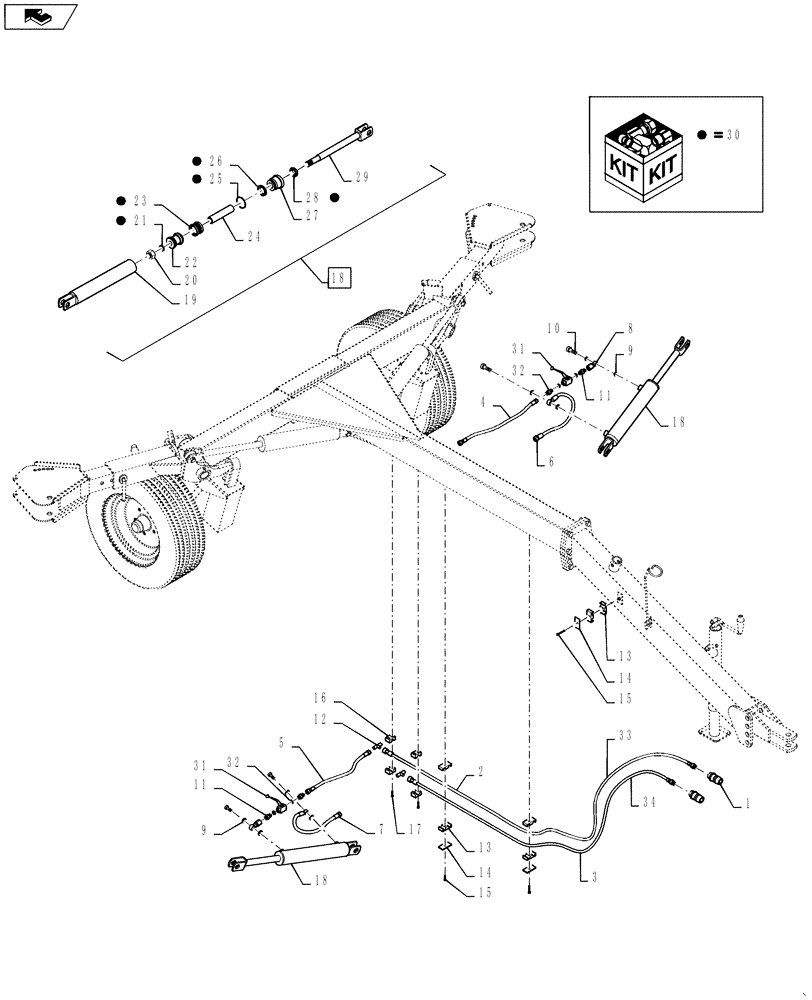 Схема запчастей Case IH WR102A - (35.900.01[01]) - HYDRAULIC SYSTEM (35) - HYDRAULIC SYSTEMS