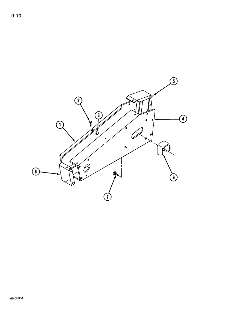 Схема запчастей Case IH 3205 - (9-10) - GEARBOX SHIELDS (09) - CHASSIS/ATTACHMENTS