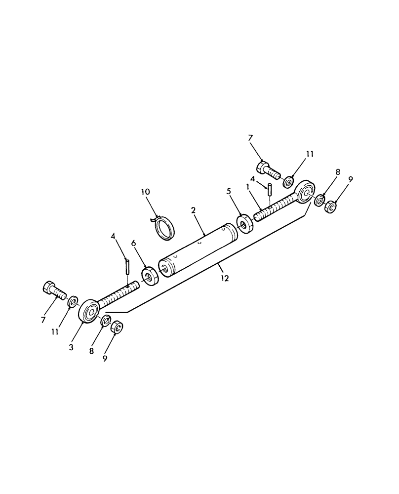 Схема запчастей Case IH WDX1101 - (040[01]) - MECHANICAL HEADER TILT (35) - HYDRAULIC SYSTEMS