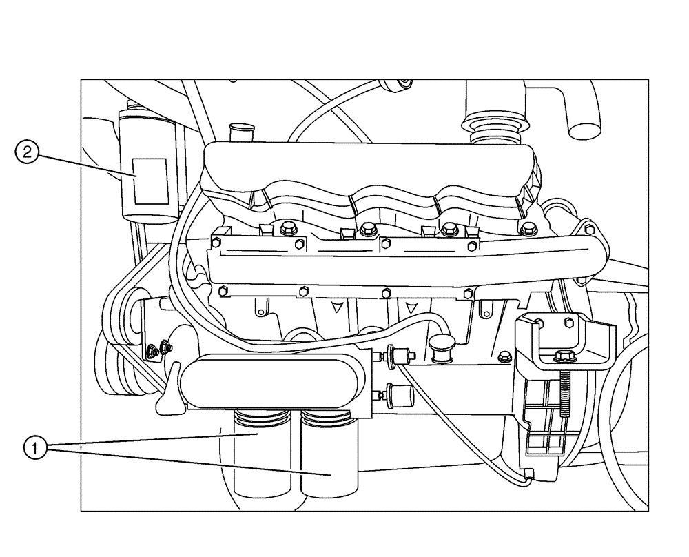 Схема запчастей Case IH FLX4375 - (02-006[02]) - ENGINE REPLACEMENT PARTS (01) - ENGINE