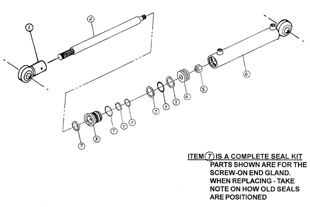 Схема запчастей Case IH PATRIOT II - (07-003) - HYDRAULIC CYLINDER - BOOM INNER FOLD Cylinders