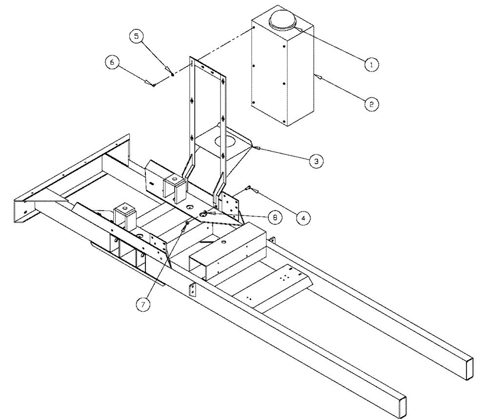 Схема запчастей Case IH SPX2130 - (09-020) - RINSE & FOAM TANK Liquid Plumbing