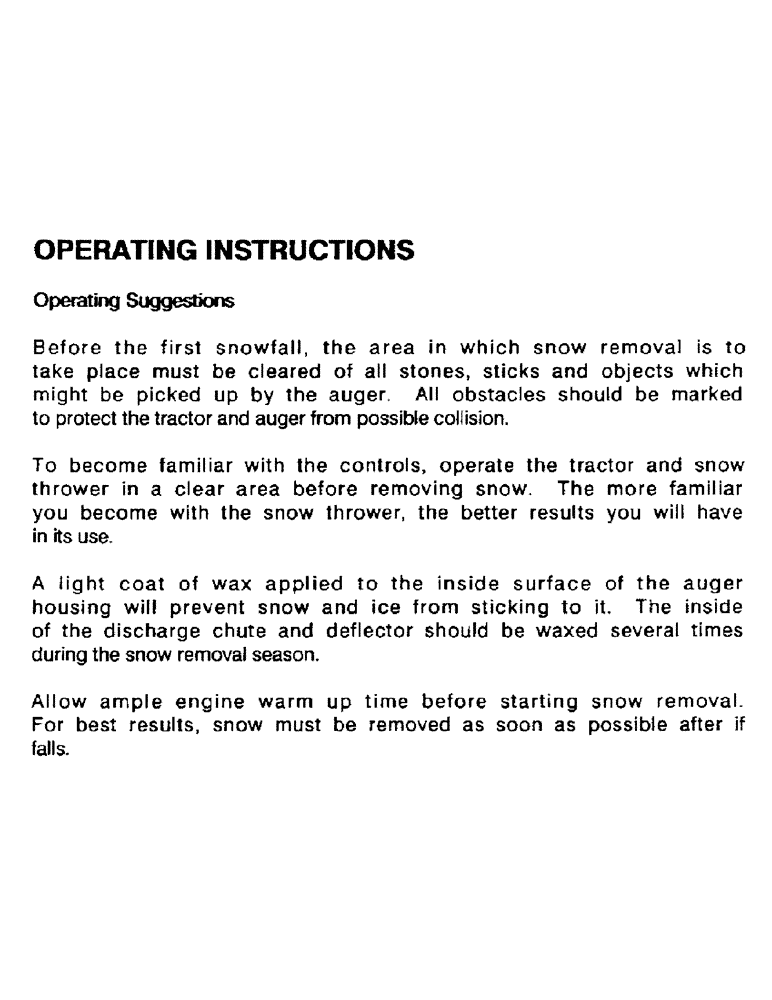 Схема запчастей Case IH ST54 - (27) - OPERATING INSTRUCTIONS, CONTINUED, OPERATING SUGGESTIONS 