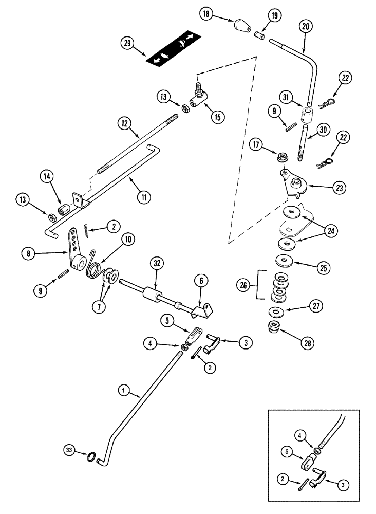 Схема запчастей Case IH C100 - (03-10) - GOVERNOR CONTROL (03) - FUEL SYSTEM