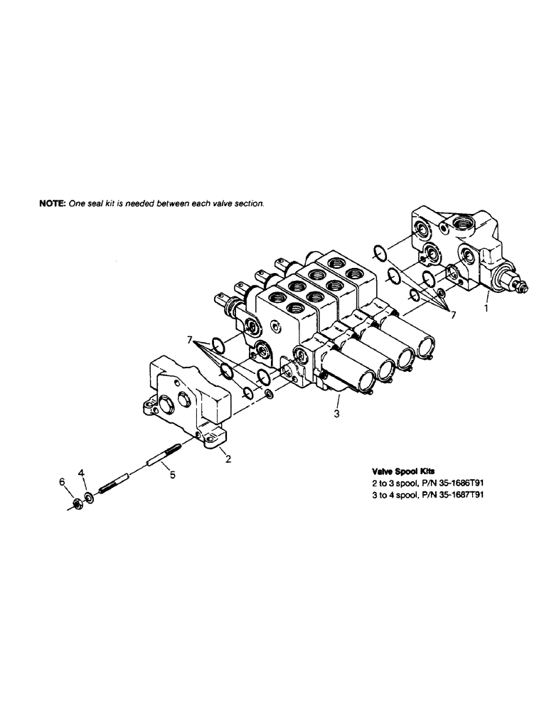 Схема запчастей Case IH STEIGER - (08-16) - CONTROL VALVE ASSEMBLY (07) - HYDRAULICS