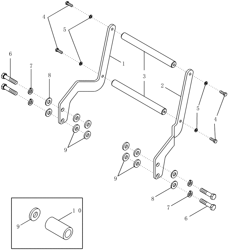 Схема запчастей Case IH LX132 - (09-07) - PROTECTIVE ASSEMBLY - GRILLE, JX TRACTOR (09) - CHASSIS/ATTACHMENTS