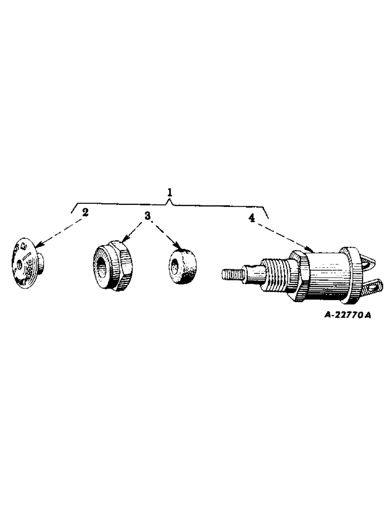 Схема запчастей Case IH SUPER M - (164) - ELECTRICAL SYSTEM, DIESEL ENGINE, BATTERY IGNITION SWITCH (06) - ELECTRICAL SYSTEMS