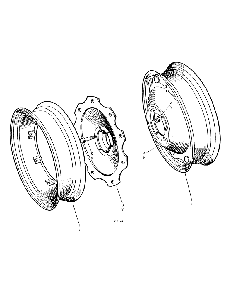 Схема запчастей Case IH 950 - (174) - TWIN REAR WHEEL (06) - POWER TRAIN