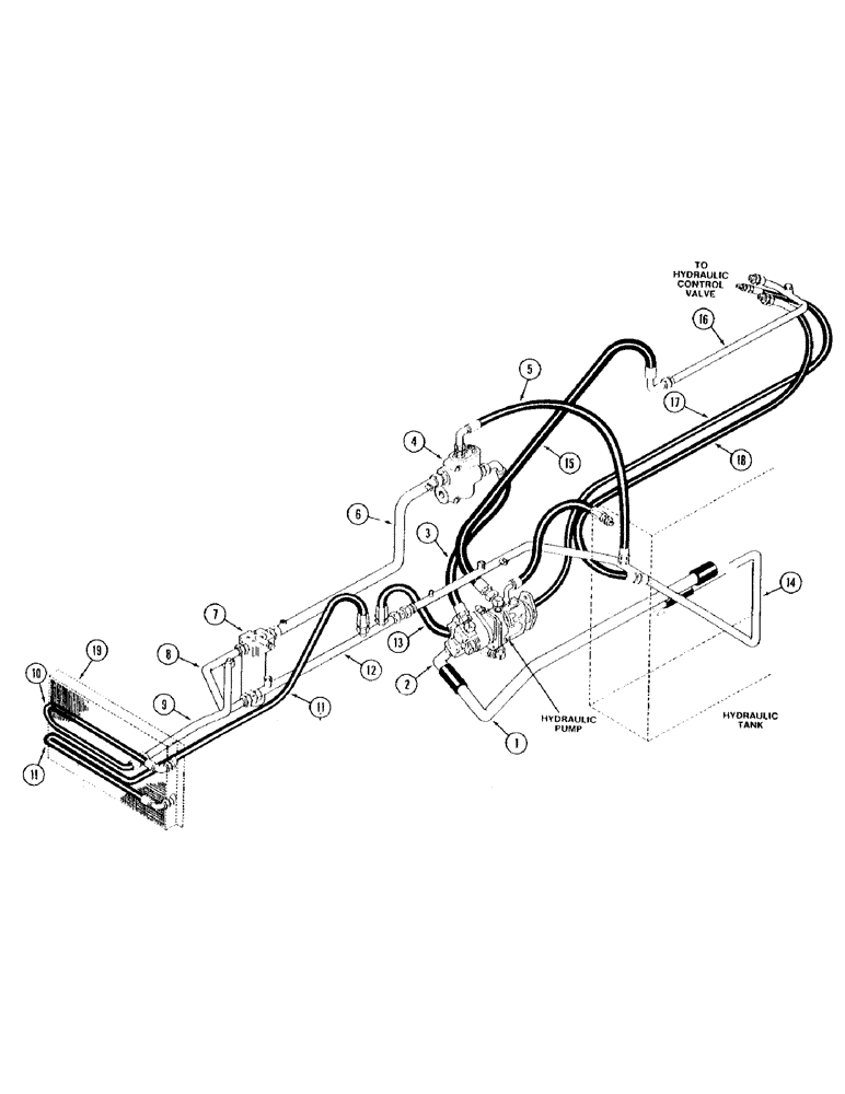 Схема запчастей Case IH 9270 - (1-10) - PICTORIAL INDEX, MAIN HYDRAULICS (00) - PICTORIAL INDEX