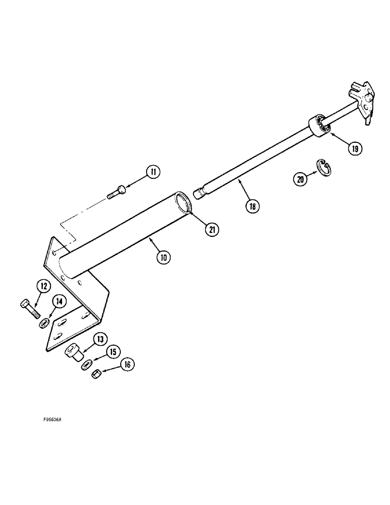 Схема запчастей Case IH 9330 - (5-004) - STEERING COLUMN LOWER SHAFT (05) - STEERING