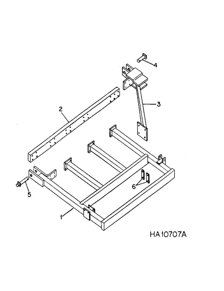 Схема запчастей Case IH 4700 - (A-03) - WING FRAME, FOR 31 FT TO 34 FT WING MODELS 