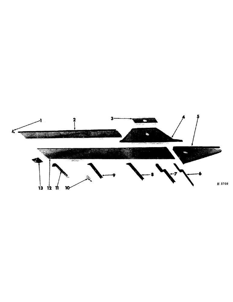 Схема запчастей Case IH 101 - (B-03) - SPREADER BOX SIDES, LEFT SIDE ILLUSTRATED 