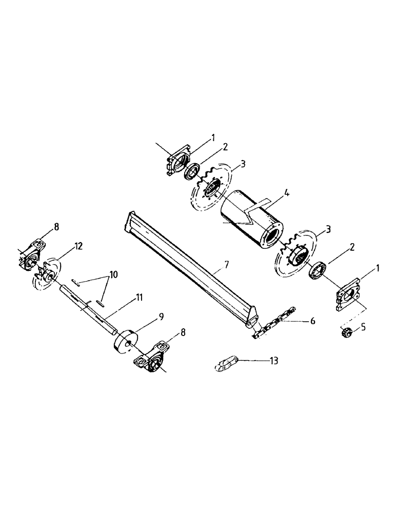 Схема запчастей Case IH 7000 - (A03-42) - ELEVATOR DRIVE SERIAL NUMBER 8553/8554, FLORIDA OPTION Mainframe & Functioning Components