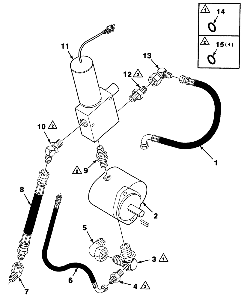 Схема запчастей Case IH 325 - (8-04) - HYDRAULIC PUMP ASSEMBLY - LEFT (35) - HYDRAULIC SYSTEMS