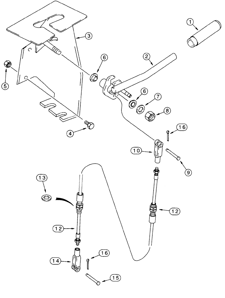 Схема запчастей Case IH 420 - (09A-01) - AUXILIARY DRUM DRIVE CONTROL (13) - PICKING SYSTEM