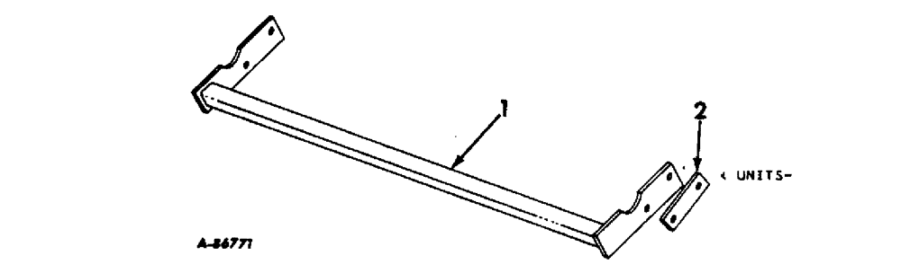 Схема запчастей Case IH 601 - (T-16[A]) - REAR TOOL BAR, FOR REAR MOUNTED PLANTER UNITS 