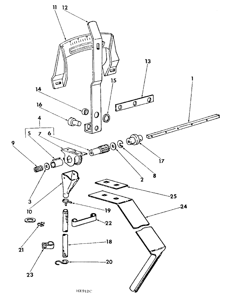 Схема запчастей Case IH 510 - (A-36) - GRASS SEED FEED MECHANISM 