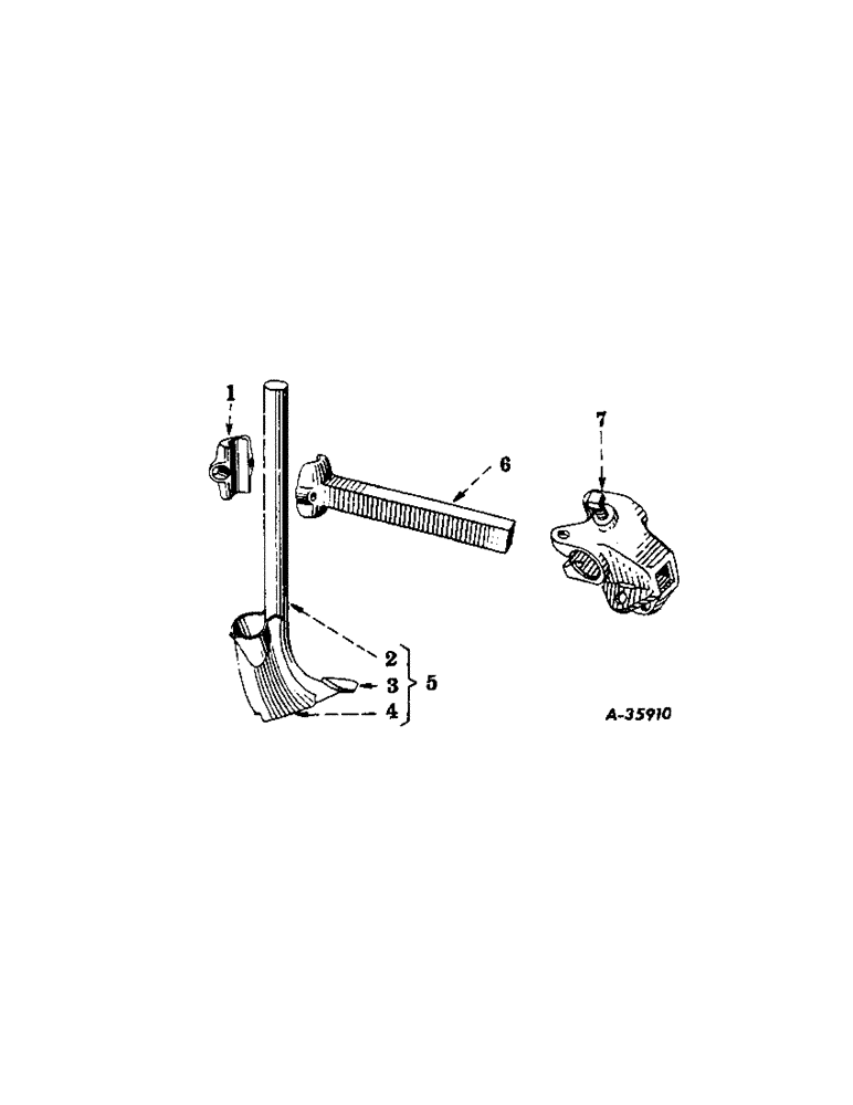 Схема запчастей Case IH 2CK-201 - (N-10[A]) - DEEP APPLICATOR, FOR 1.660 IN. OD PIPE BEAMS 