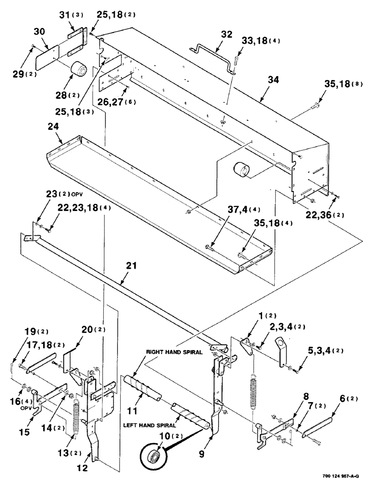 Схема запчастей Case IH 8465T - (9-62) - MESH WRAP KIT, BOX ASSEMBLY, SERIAL NUMBER CFH0073272 AND LATER Decals & Attachments