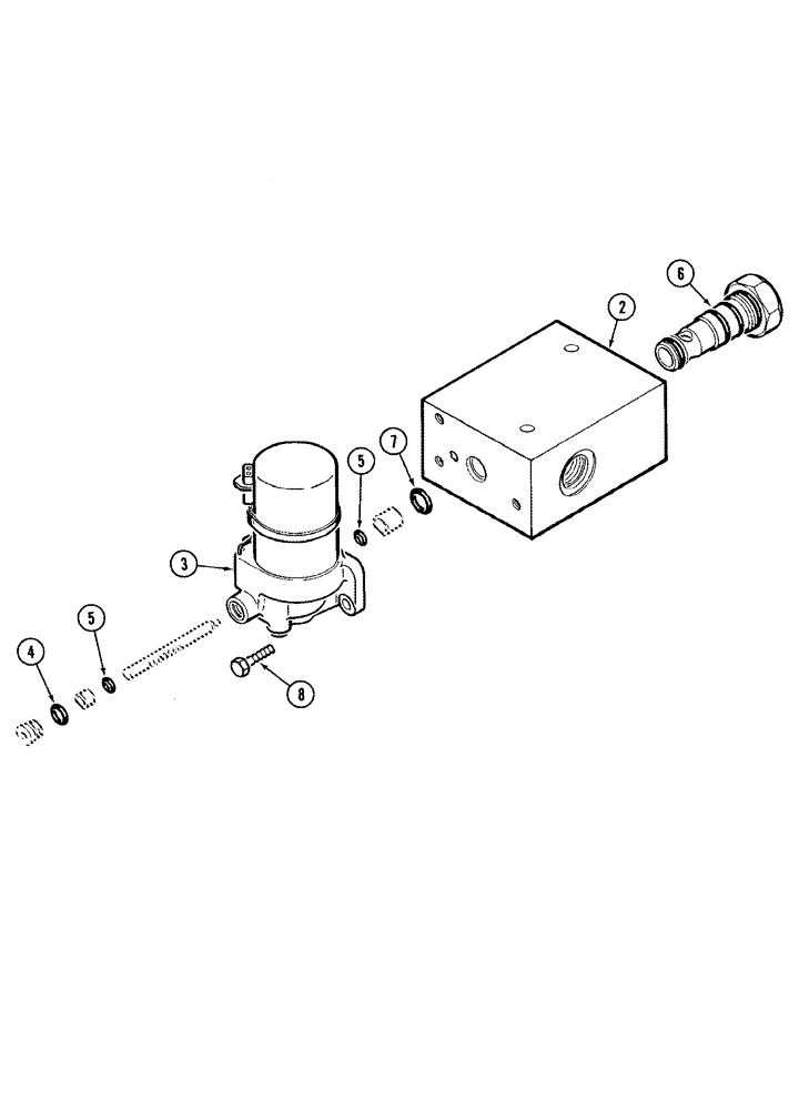 Схема запчастей Case IH 1020 - (08-15) - REEL DRIVE VALVE (08) - HYDRAULICS