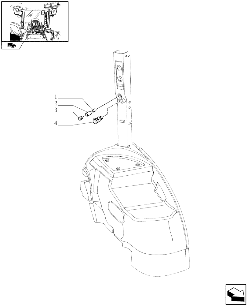 Схема запчастей Case IH PUMA 225 - (1.76.0[03]) - CIGARETTE LIGHTER AND AUXILIARY POWER SOCKET (06) - ELECTRICAL SYSTEMS